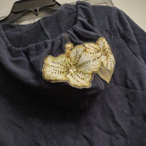 Free people flower accent hoodie